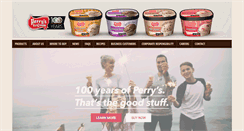Desktop Screenshot of perrysicecream.com